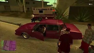GTA SA - Bloods vs Crips brutal gang war