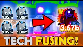 New *BEST* Hardcore Tech World Fusing Methods! | Pet Simulator X