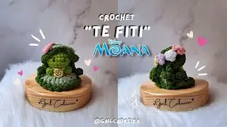 Crochet TE FITI from MOANA | TE FITI Amigurumi for keychain 💚 | Mother Island Crochet