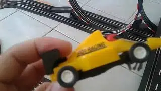 *Autorama pista duplo looping, da marca Brink+