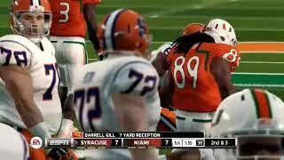 Syracuse @ Miami NCAA Football 14 NAMED Rosters updated 2025 SPRING PREVIEW Game Beta