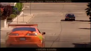 Cenas Final Dodge Charger e Supra Brian e Toretto...-Velozes (2001) Fast Furious 📽️@jotaeip