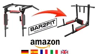 Barre de Traction Murale avec Barres a Dips