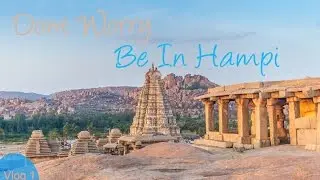 Beautiful sunset in Hampi
