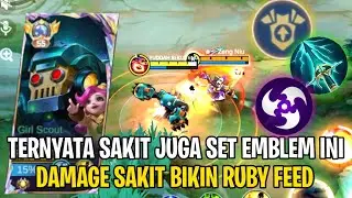 Damage Bertambah🔥Jawhead Build Emblem ini Bikin Ruby Coklat - Top Global Jawhead Mobile Legends