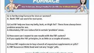 Fat Burning Furnace : Learn How To Obtain PERMANENT Fat Loss !