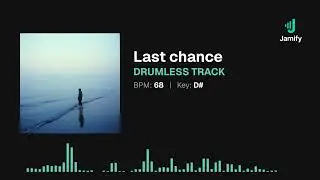 Last chance - Slow Blues Emotional Drumless Track in D#