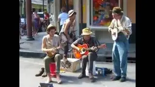 Drunken Catfish Ramblers on Royal St, New Orleans, LA
