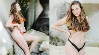 STUNNING SWIMWEAR PHOTOSHOOT at SANDSTONE BEACH with Tamron 35mm f1.4 + 85mm f1.8