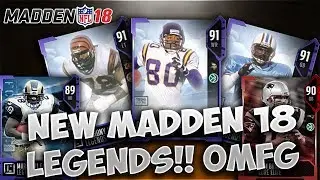 All Confirmed Day 1 Legends And Core Elites In Madden Ultimate Team 18!!
