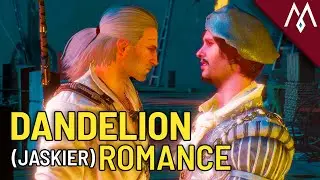 Romance com Dandelion (Jaskier) em The Witcher 3 | Geraskier mod