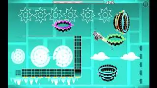 Ice Hell Escape (Secret Way Demon) by MineMario! | Geometry Dash!