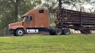 Freightliner Columbia Logging Truck