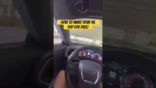 Как заставить ваш V6 трещать и щелкать бесплатно (без настройки) #challenger #dodge #music #tune ...