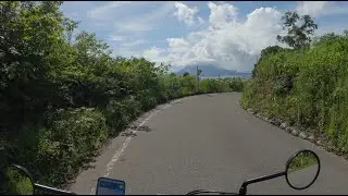 Ushinesakai (down the hill with Sakurajima views)