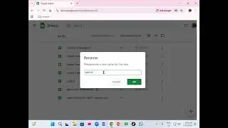 HOW TO RENAME GOOGLE SHEET