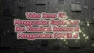 Tutorial ETL MySQL ke SQL Server menggunakan rapidminer & Pembuatan dashboard di Power BI