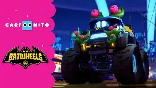 Poison Ivy Steals Buff's Winch | Batwheels | Cartoonito