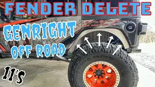 Genright Fender Delete - JEEP Wrangler or Gladiator