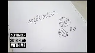 PLAN WITH ME | September 2018 Bullet Journal Setup