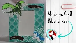 Watch me Craft Bilderrahmen mit Einhorn und Drache