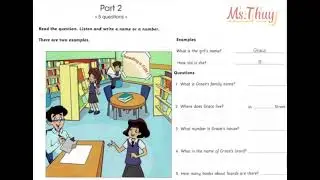 Starters 1 Skill builder Unit 3 *** Part 2