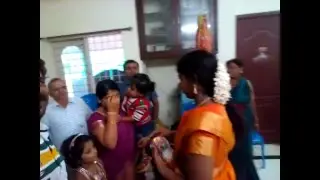 Deepthi Family @ Our Home For KaathuKuthu . DhyaanaHaasana 2015.