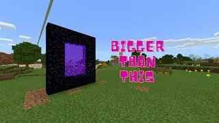 The Biggest Nether Portal You Can Build in Minecraft #Shorts