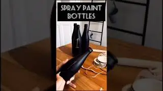 Spray paint bottles
