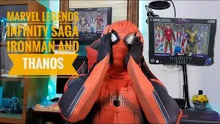 Hasbro Marvel Legends Infinity Saga Ironman and Thanos Endgame (My misis unboxing and review)