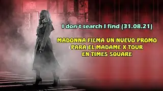 Madonna filma un nuevo promo para los MTV VMA 2021