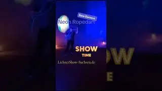 💥 NEON SHOW - XXL Ball 💥 Lichtershow Sachsen 💥 Feuershow Dresden - www.lichtershow-sachsen.de