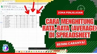 Cara Menghitung Rata-Rata atau Average di Spreadsheet