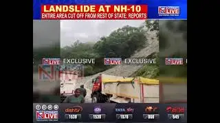 Landslides wreak havoc in Sikkim, NH-10 cut off