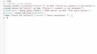 PHP : Currently Registered Users Counter