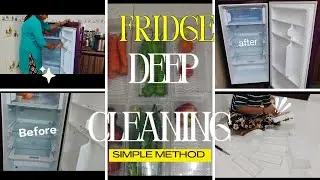 Easy Fridge Deep Cleaning at Home 🧽✨ | Quick & Simple Method. 