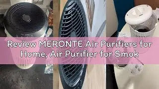 Review MERONTE Air Purifiers for Home, Air Purifier for Smoke Pet Dander Odors with Fragrance Sponge