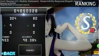 osu! Izumi Akazawa (CV. Madoka Yonezawa) - Responsibility Response [Slayed's Answer] +HD,HR 339pp