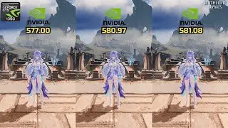 Wuthering Waves 2.5 - Nvidia Drivers Comparison 577.00 vs 580.97 vs 581.08 | GTX 1050