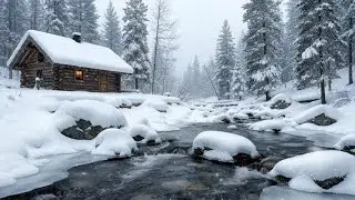 LIVE | Winter River Serenity – Gentle Water Sounds for Deep Rest & Relaxation