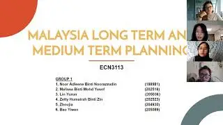 MALAYSIA LONG TERM AND MEDIUM TERM PLANNING ECN3113