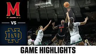 Maryland vs. Notre Dame | ACC Women's Basketball Highlights (2022-23)