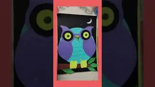 How To Make A Paper Owl  | Punch Art Owl | Paper Crafting | Laxmi Puja Craft | Laxmi Puja Owl |