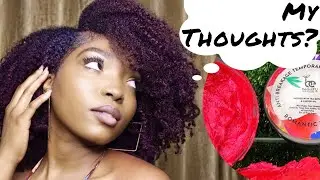 MY REVIEW OF THE HAIR COLOR WAX BY BEAUTIFU ENNADA IN ROMANTIC RED