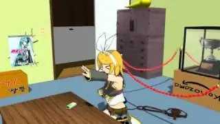 [MMD] Rin 14 Years Old (English annotations)