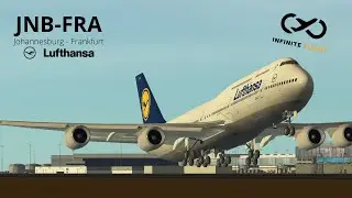 Infinite Flight - Johannesburg to Frankfurt | Lufthansa B748 | Cinematic Multiplayer Timelapse