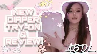 Tiny Girl Tries New Rebel Diapers (ABDL)