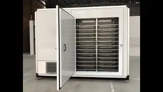Hello River Brand Hot Air Drying oven With Wheels Removable Dehydrator for Sausage and Fruit