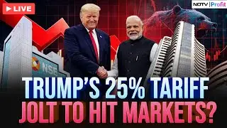 Trump Tariff News I Stock Market To Fall Today? I Nifty Futures I Trump Tariffs On India LIVE