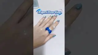 Make Your Own Bow Ring with Paper 🎀#diy #giftideas #shorts
